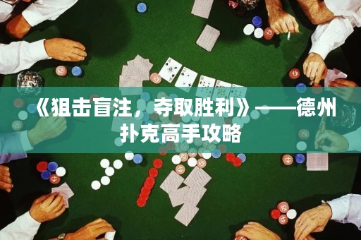 《狙擊盲注，奪取勝利》——德州撲克高手攻略
