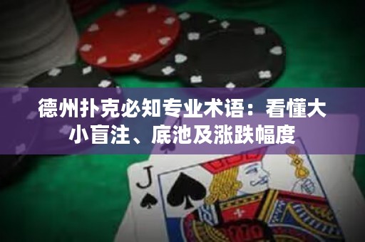 德州撲克必知專業(yè)術(shù)語：看懂大小盲注、底池及漲跌幅度