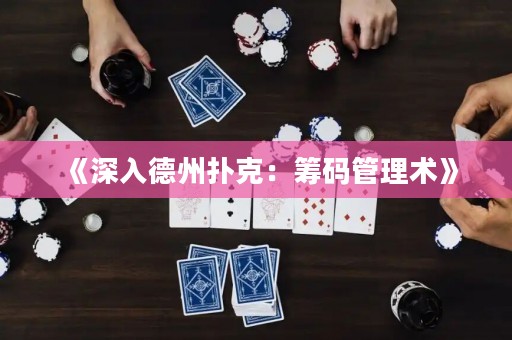 《深入德州撲克：籌碼管理術(shù)》