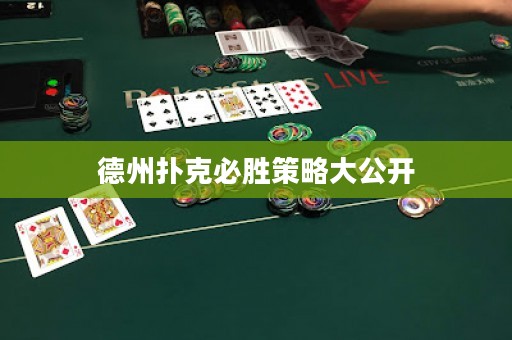 德州撲克必勝策略大公開