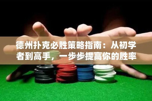 德州撲克必勝策略指南：從初學(xué)者到高手，一步步提高你的勝率！