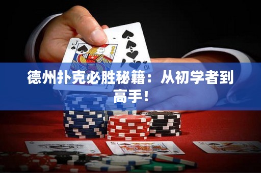 德州撲克必勝秘籍：從初學者到高手！