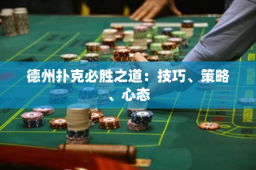 德州撲克必勝之道：技巧、策略、心態(tài)