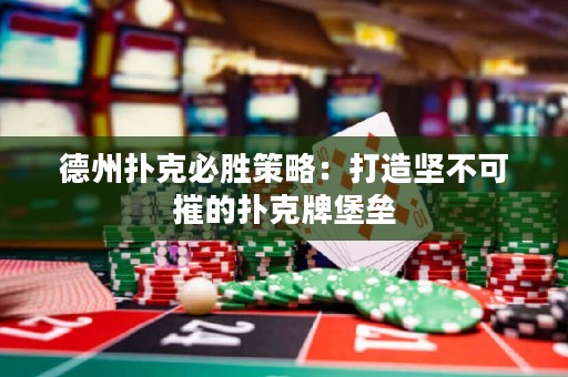 德州撲克必勝策略：打造堅(jiān)不可摧的撲克牌堡壘