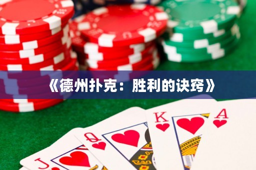 《德州撲克：勝利的訣竅》