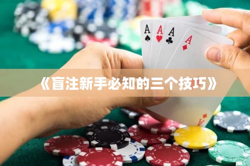 《盲注新手必知的三個(gè)技巧》