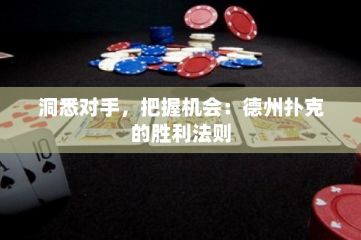 洞悉對(duì)手，把握機(jī)會(huì)：德州撲克的勝利法則