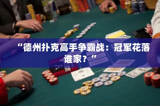 “德州撲克高手爭(zhēng)霸戰(zhàn)：冠軍花落誰(shuí)家？”
