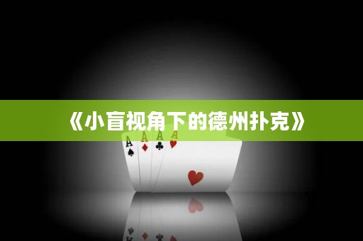 《小盲視角下的德州撲克》