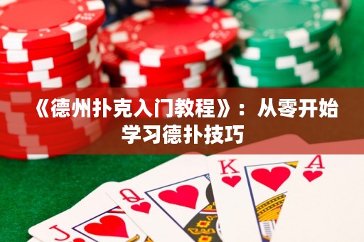 《德州撲克入門教程》：從零開始學習德撲技巧