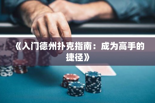 《入門德州撲克指南：成為高手的捷徑》