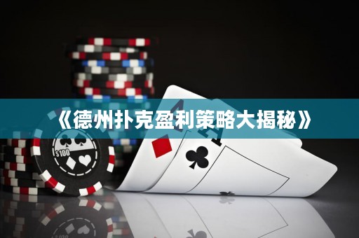 《德州撲克盈利策略大揭秘》