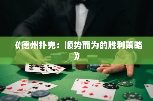 《德州撲克：順勢(shì)而為的勝利策略》