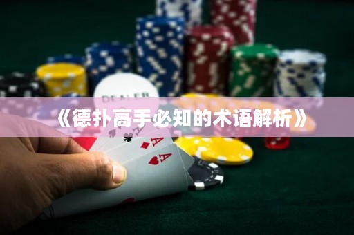 《德?lián)涓呤直刂男g(shù)語解析》