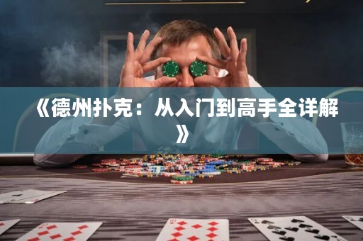 《德州撲克：從入門到高手全詳解》
